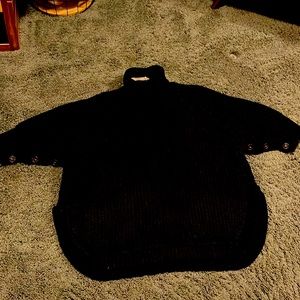 Jcrew long black sweater new with tags